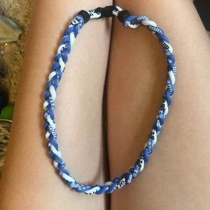 Sports braided necklace